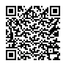 QR-code voor telefoonnummer +16015334689