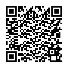 QR код за телефонен номер +16015860125