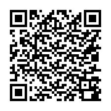 Código QR para número de telefone +16017180084