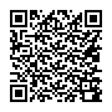 QR код за телефонен номер +16017180293