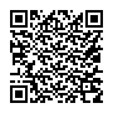 QR-code voor telefoonnummer +16017218319