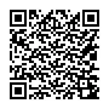 Código QR para número de telefone +16017242231