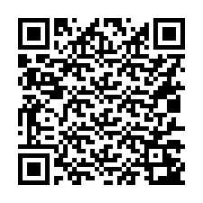 QR-koodi puhelinnumerolle +16017243150