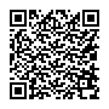 QR-Code für Telefonnummer +16018638314