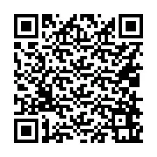 QR-код для номера телефона +16018661673