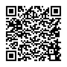 Código QR para número de telefone +16018840586