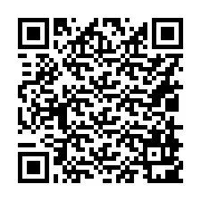 QR kód a telefonszámhoz +16018901565