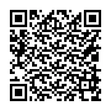 Código QR para número de teléfono +16018978091