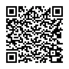 Código QR para número de teléfono +16022000012