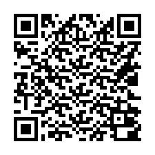 QR-code voor telefoonnummer +16022000019