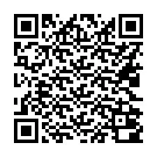 QR код за телефонен номер +16022000023