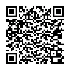 QR-code voor telefoonnummer +16022000083