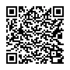 QR-koodi puhelinnumerolle +16022000225