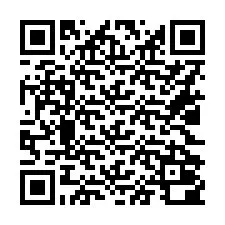 Codice QR per il numero di telefono +16022000229