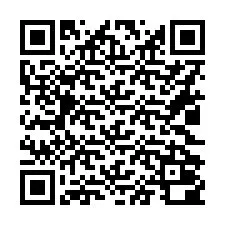 QR-code voor telefoonnummer +16022000231