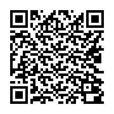 QR-kood telefoninumbri jaoks +16022000236