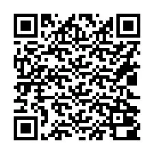 QR-koodi puhelinnumerolle +16022000251