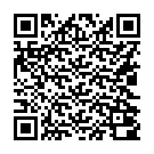 QR-код для номера телефона +16022000274