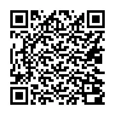 QR код за телефонен номер +16022000287