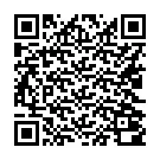 QR код за телефонен номер +16022000376