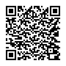 QR-koodi puhelinnumerolle +16022000378