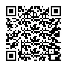 Código QR para número de telefone +16022000379