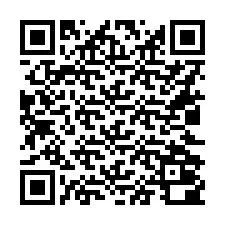 QR-koodi puhelinnumerolle +16022000384