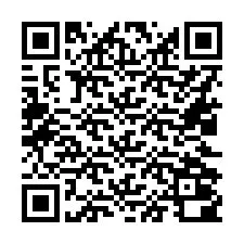 QR Code สำหรับหมายเลขโทรศัพท์ +16022000387