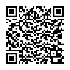 QR-code voor telefoonnummer +16022000518