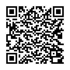 QR код за телефонен номер +16022000622