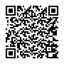 QR kód a telefonszámhoz +16022000802