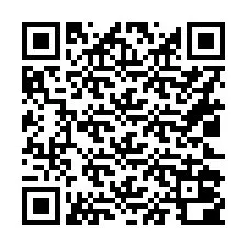 QR-koodi puhelinnumerolle +16022000811