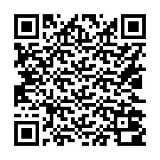 QR код за телефонен номер +16022000889