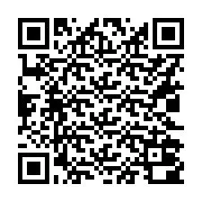 QR-koodi puhelinnumerolle +16022000890