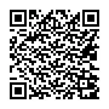 QR-код для номера телефона +16022001007