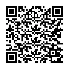 QR код за телефонен номер +16022001036