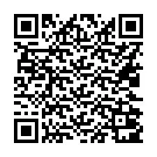 QR код за телефонен номер +16022001083