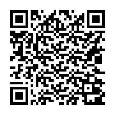 QR-code voor telefoonnummer +16022001085