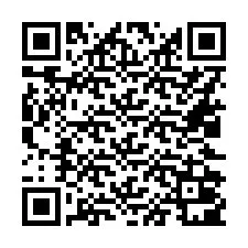 Código QR para número de telefone +16022001087