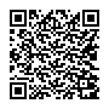 QR код за телефонен номер +16022001136