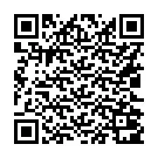 QR-code voor telefoonnummer +16022001144