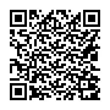 QR-koodi puhelinnumerolle +16022001145