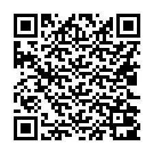 QR-koodi puhelinnumerolle +16022001146