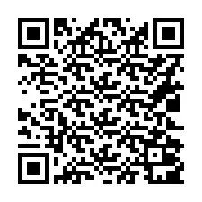 QR-code voor telefoonnummer +16022001151