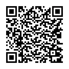 QR-koodi puhelinnumerolle +16022001156