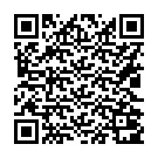 QR-koodi puhelinnumerolle +16022001161