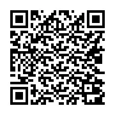 Codice QR per il numero di telefono +16022001196