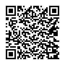 QR код за телефонен номер +16022001207