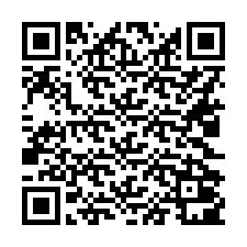 QR-koodi puhelinnumerolle +16022001232