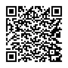 Codice QR per il numero di telefono +16022001235